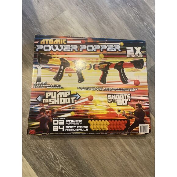 Hog Wild Atomic Power Popper Launcher Battle Pack with 84 Sponge Balls - Picture 4 of 8
